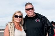 Brock Lesnar with his wife Sable